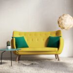 artdeco yellow couch